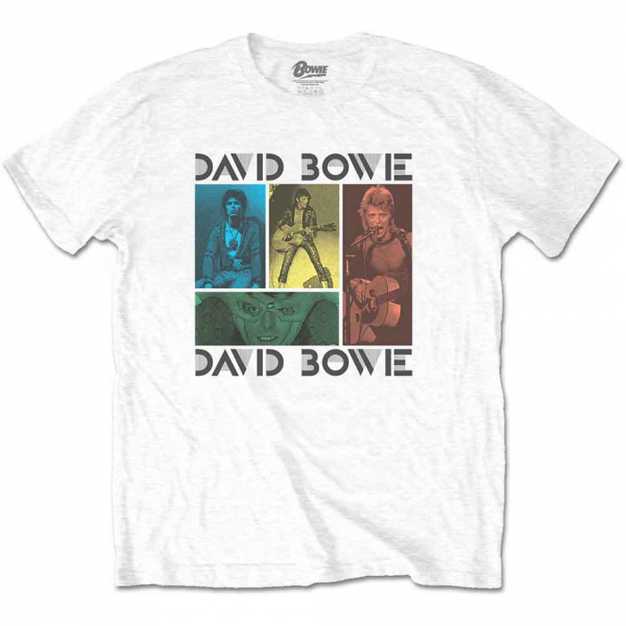 David Bowie Unisex T-Shirt: Mick Rock Photo Collage [1]