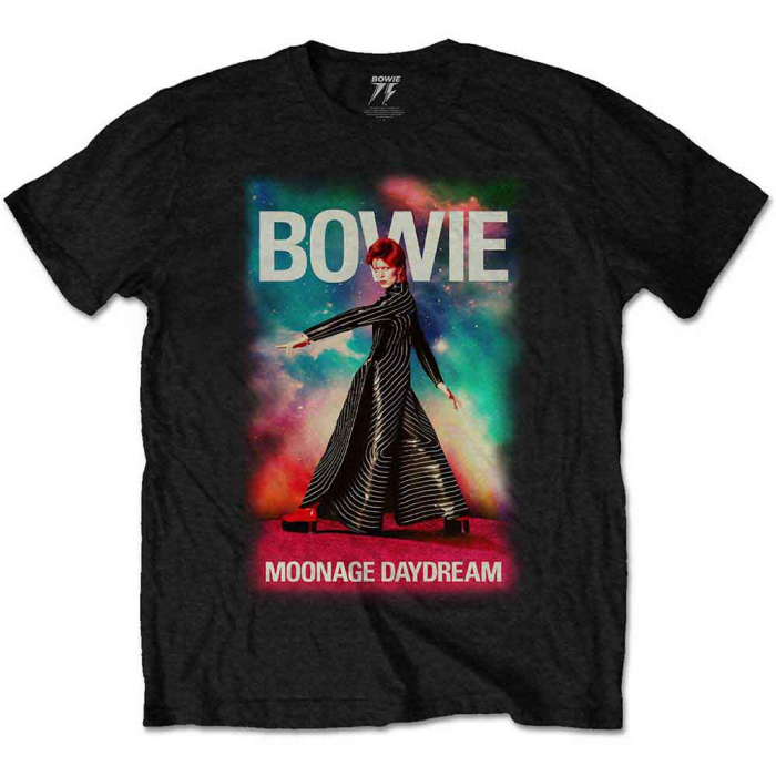David Bowie Unisex T-Shirt: Moonage 11 Fade [1]