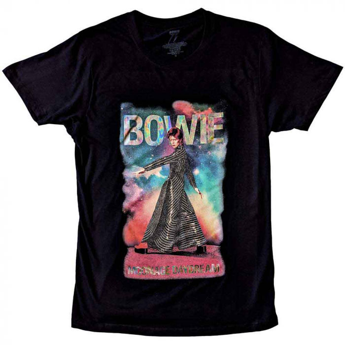 David Bowie Unisex T-Shirt: Moonage 11 Fade (Embellished) [1]