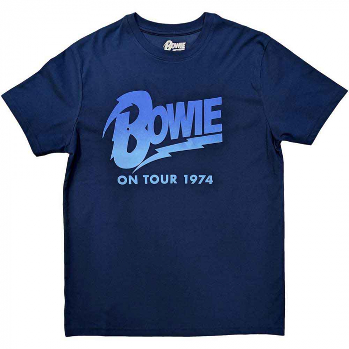 David Bowie Unisex T-Shirt: On Tour 1974 [1]