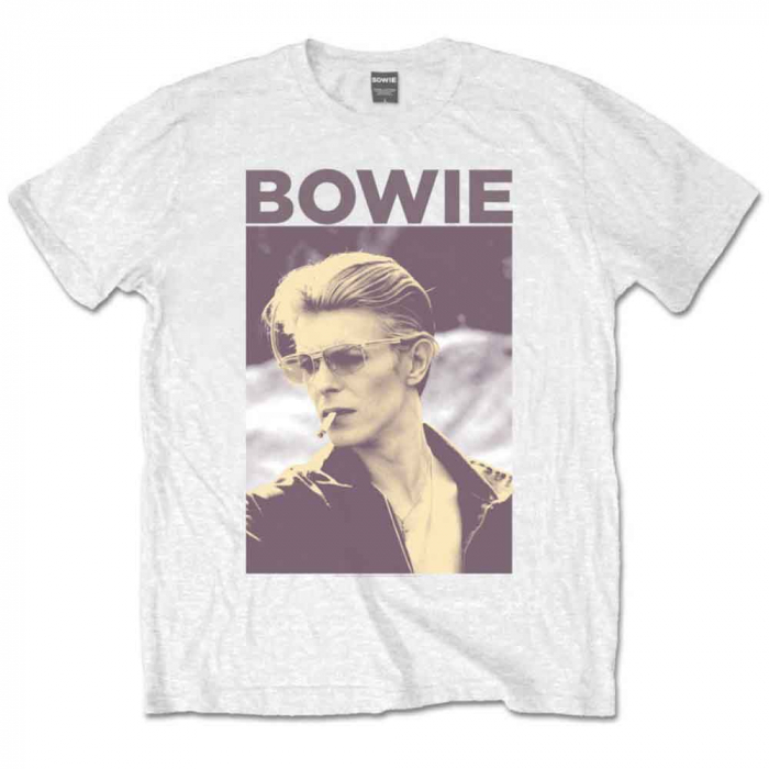 David Bowie Unisex T-Shirt: Smoking [1]
