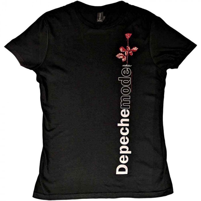 Depeche Mode Ladies T-Shirt: Violator Side Rose [1]