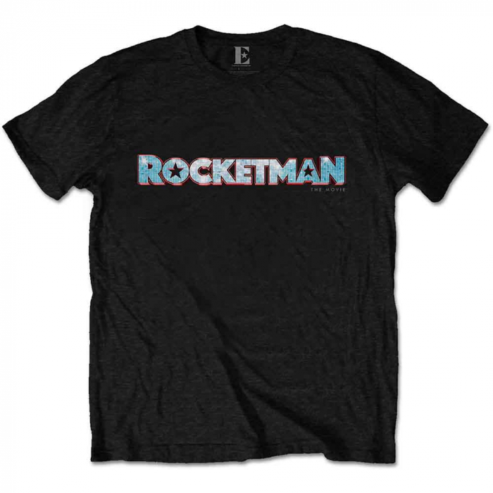 Elton John Unisex T-Shirt: Rocketman Movie Logo [1]