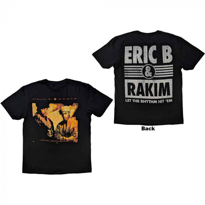 Eric B. & Rakim Unisex T-Shirt: Let The Rhythm Begin (Back Print) [1]