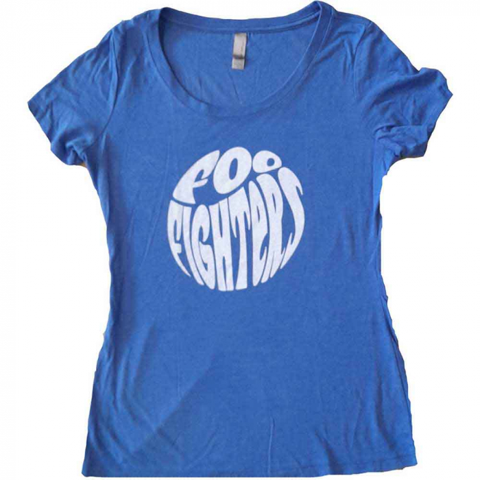 Foo Fighters Ladies T-Shirt: 70s Logo (Ex-Tour) [1]