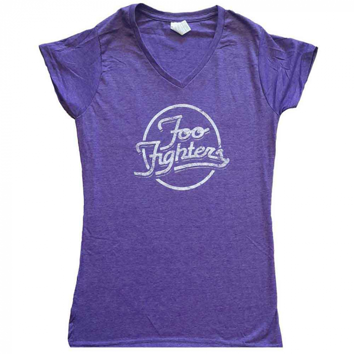 Foo Fighters Ladies T-Shirt: Text Logo (Ex-Tour) [1]
