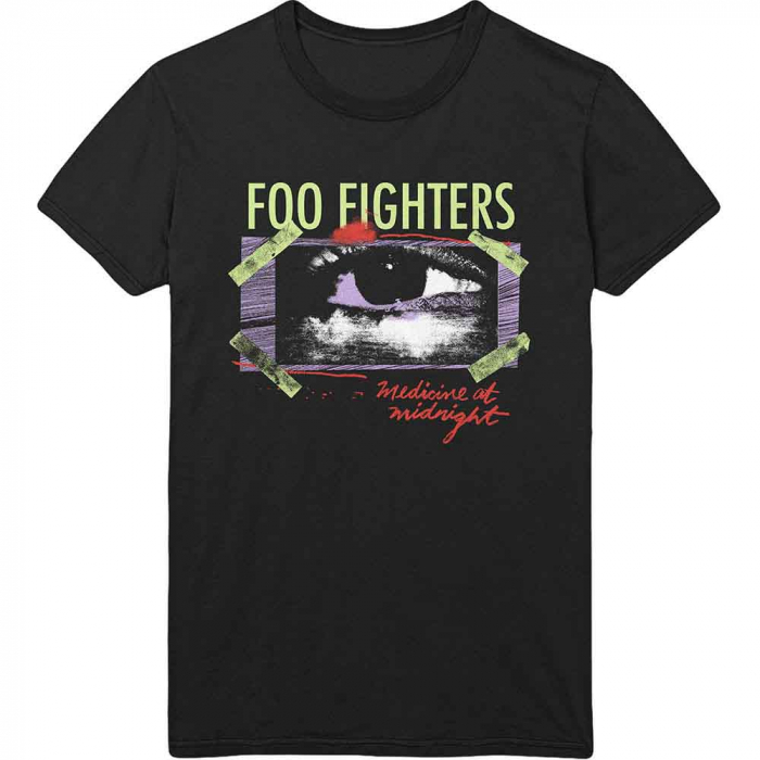 Foo Fighters Unisex T-Shirt: Medicine At Midnight Taped [1]