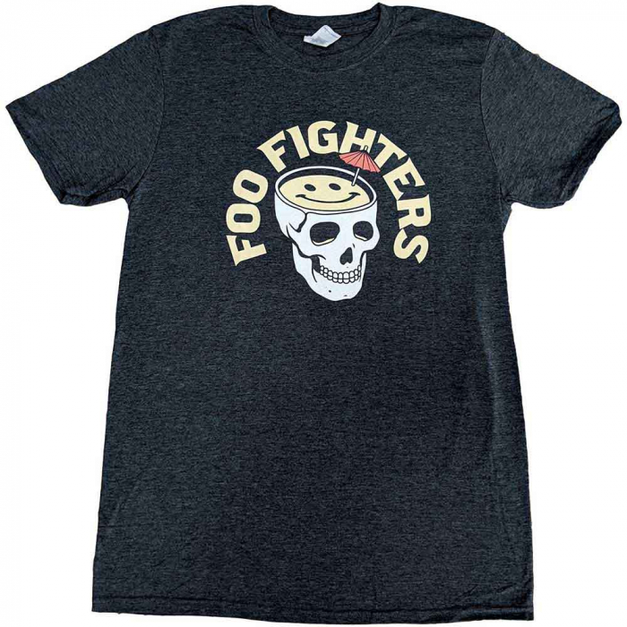 Foo Fighters Unisex T-Shirt: Skull Cocktail (Ex-Tour) [1]