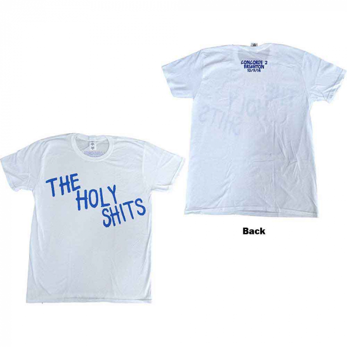 Foo Fighters Unisex T-Shirt: The Holy Shits Brighton 2014 (Ex-Tour & Back Print) [1]