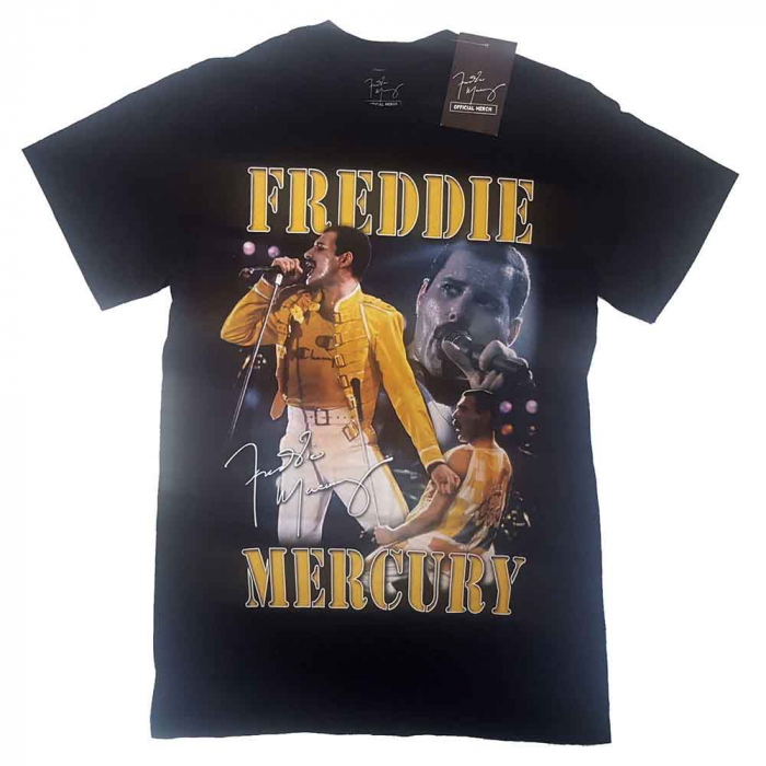Freddie Mercury Unisex T-Shirt: Live Homage [1]