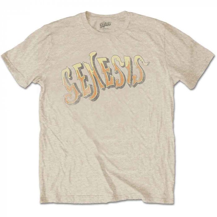 Genesis Unisex T-Shirt: Vintage Logo - Golden [1]