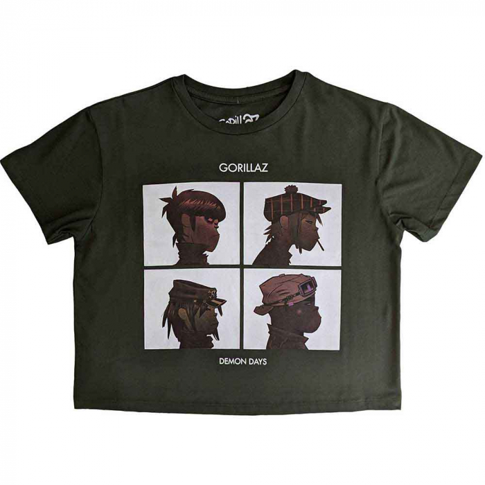 Gorillaz Ladies Crop Top: Demon Days [1]
