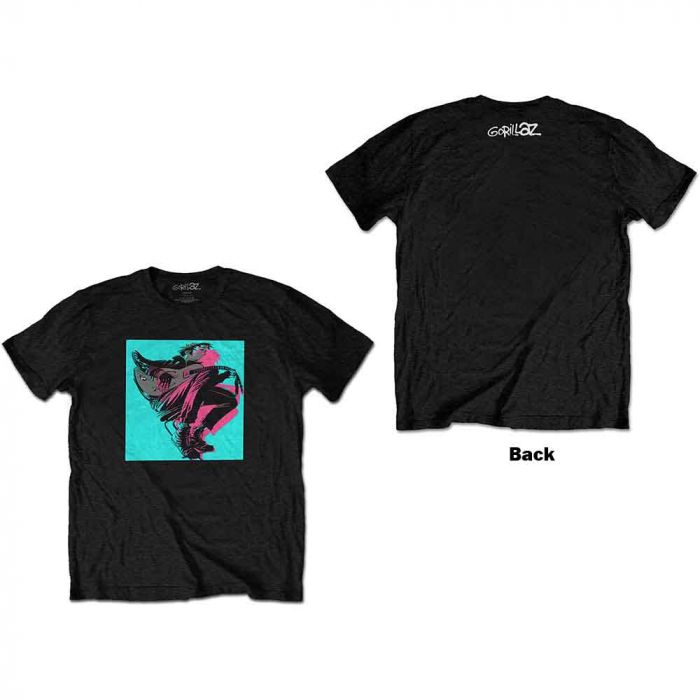 Gorillaz Unisex T-Shirt: Now Now Logo (Back Print) [1]