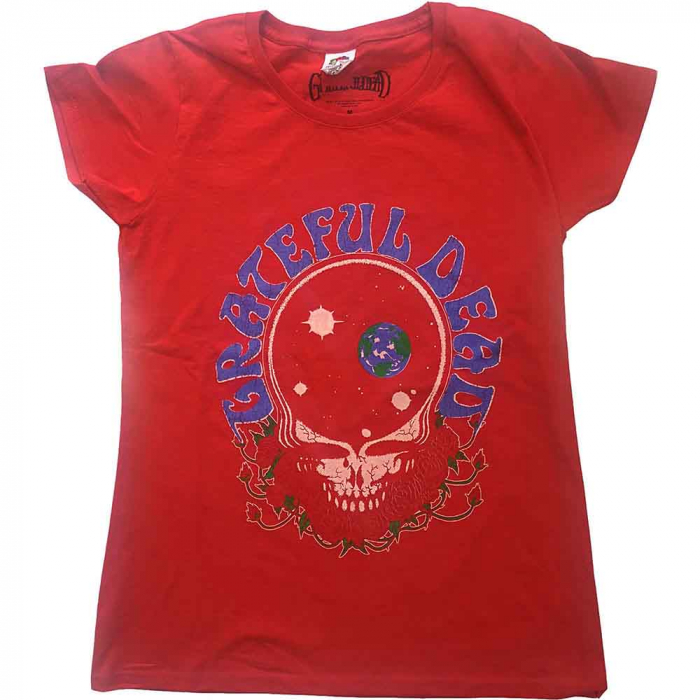 Grateful Dead Ladies T-Shirt: Space Your Face & Logo [1]
