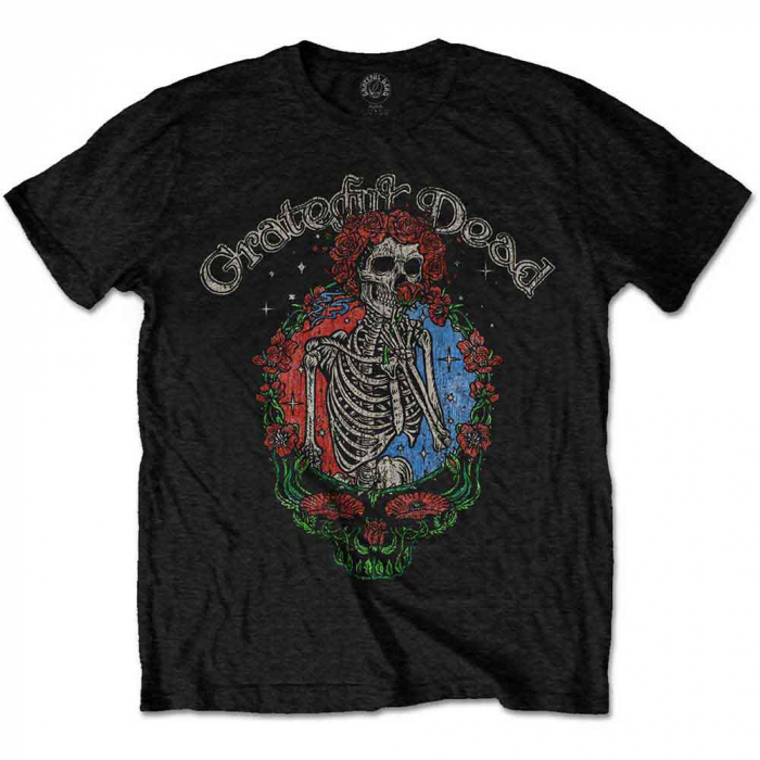 Grateful Dead Unisex T-Shirt: Floral Stealie [1]