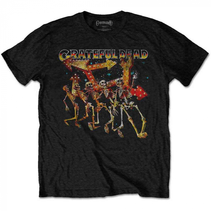 Grateful Dead Unisex T-Shirt: Truckin' Skellies Vintage [1]