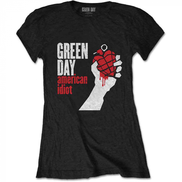 Green Day Ladies T-Shirt: American Idiot [1]