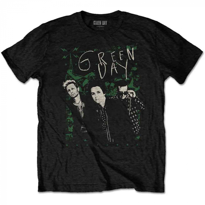 Green Day Unisex T-Shirt: Green Lean [1]