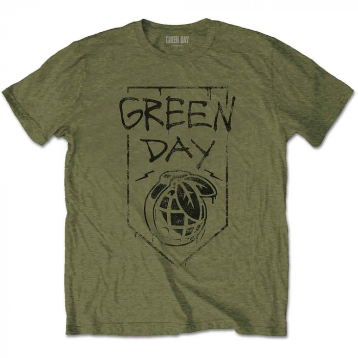 Green Day Unisex T-Shirt: Organic Grenade [1]
