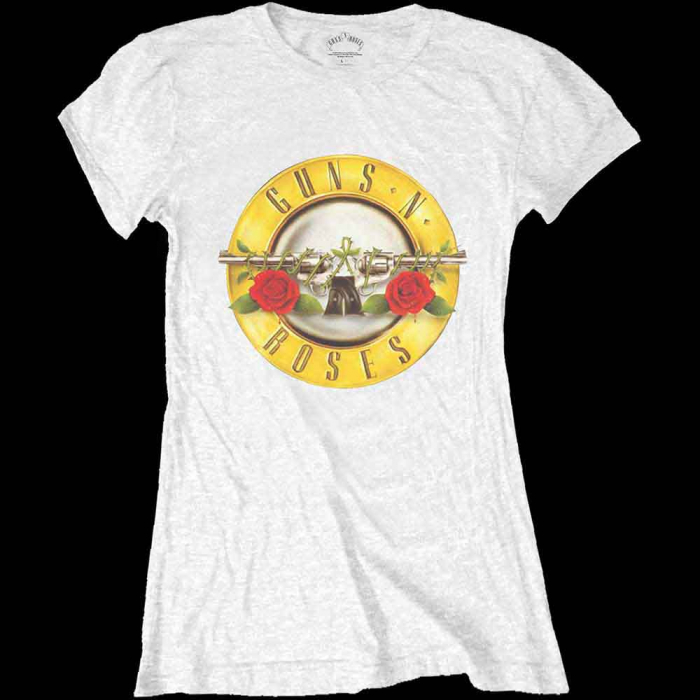 Guns N' Roses Ladies T-Shirt: Classic Bullet Logo (Skinny Fit) [1]