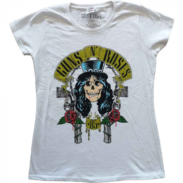 Guns N' Roses Ladies T-Shirt: Slash '85 [1]