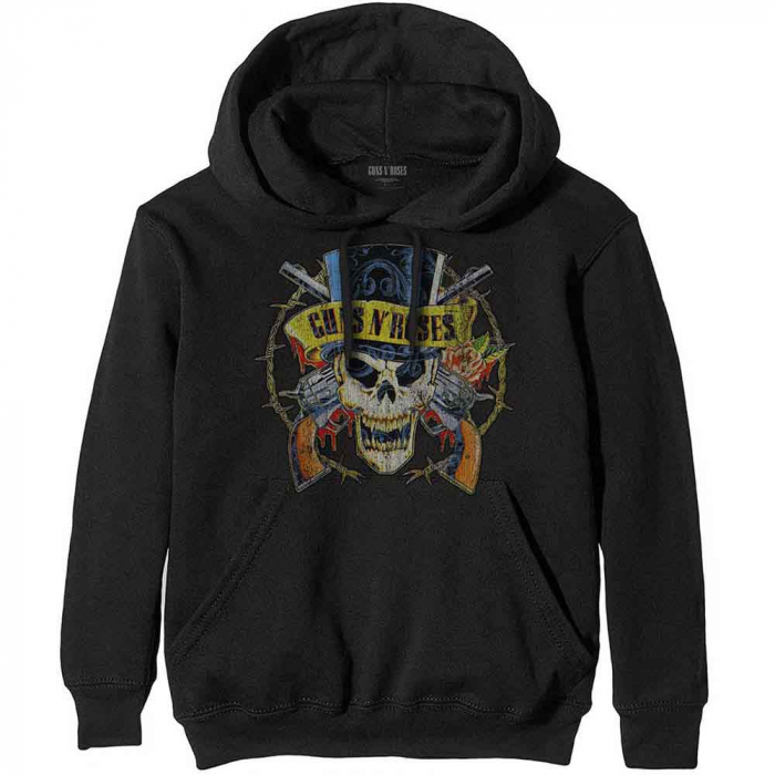 Guns N' Roses Unisex Pullover Hoodie: Top Hat [1]