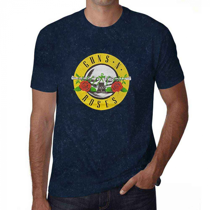 Guns N' Roses Unisex T-Shirt: Classic Logo (Wash Collection) [1]
