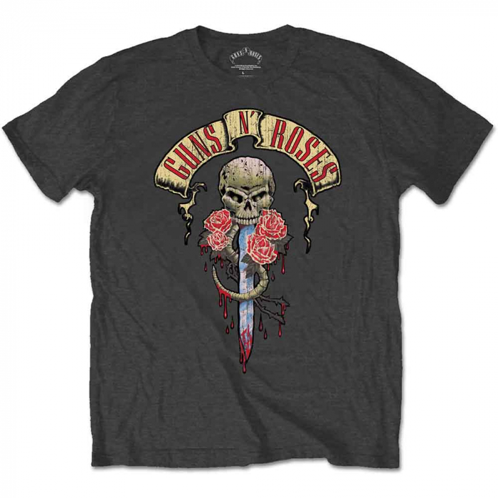Guns N' Roses Unisex T-Shirt: Dripping Dagger [1]