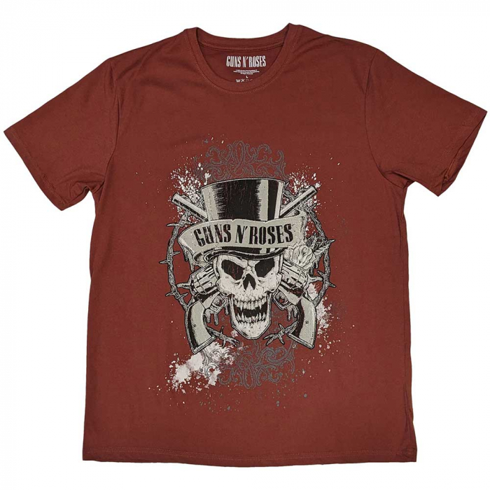 Guns N' Roses Unisex T-Shirt: Faded Skull [1]