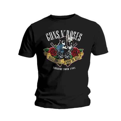 Guns N' Roses Unisex T-Shirt: Here Today & Gone To Hell [1]