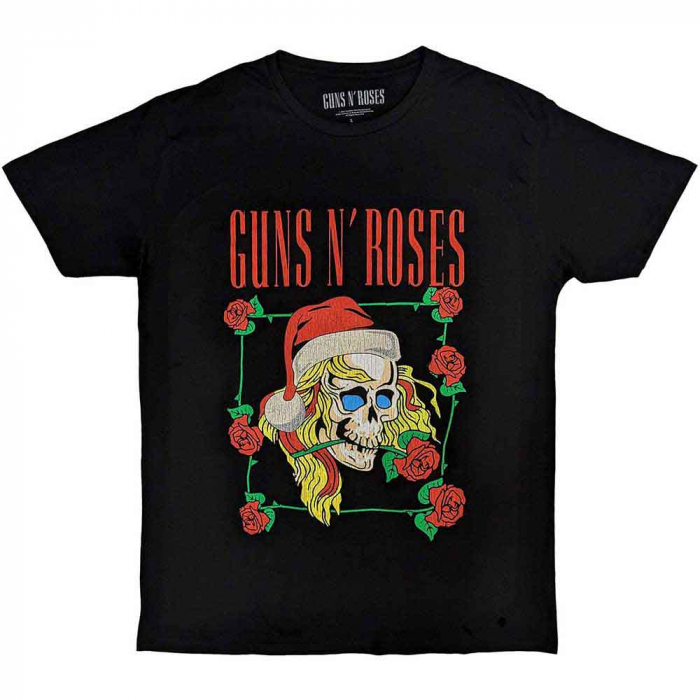 Guns N' Roses Unisex T-Shirt: Holiday Skull [1]