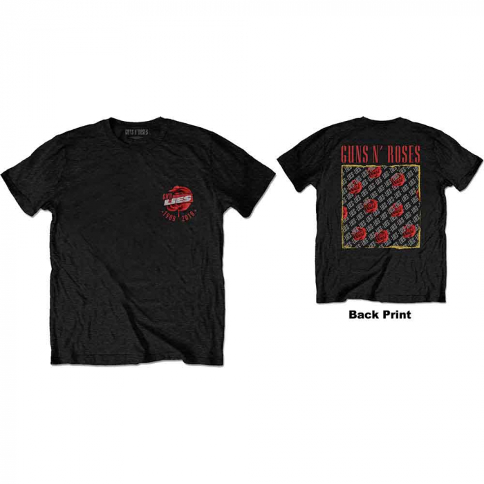 Guns N' Roses Unisex T-Shirt: Lies Repeat/30 Years (Back Print) [1]