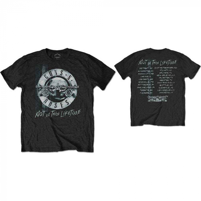 Guns N' Roses Unisex T-Shirt: Not in this Lifetime Tour Xerox (Back Print) [1]