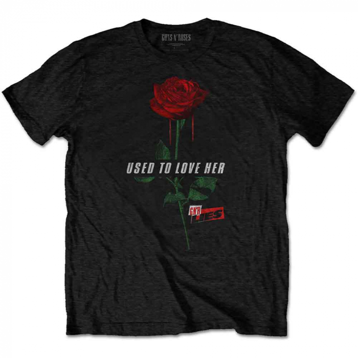 Guns N' Roses Unisex T-Shirt: Used to Love Her Rose [1]