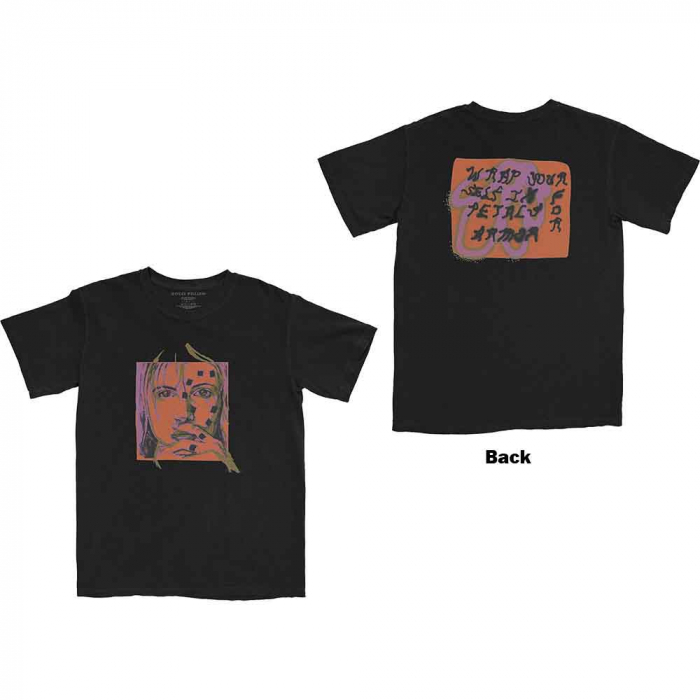 Hayley Williams Unisex T-Shirt: Petals Sketch (Back Print) [1]