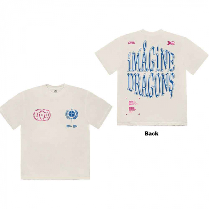 Imagine Dragons Unisex T-Shirt: Lyrics (Back Print) [1]