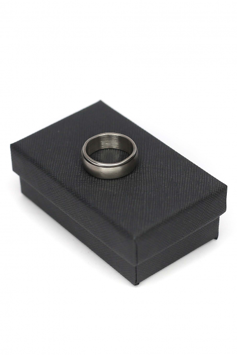 Inel antistres din otel inoxidabil - All Silver [2]