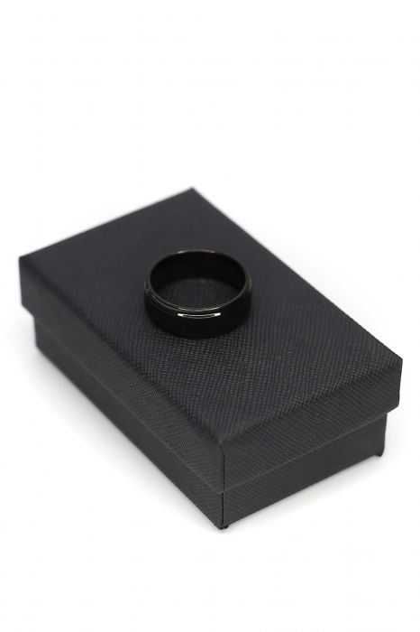 Inel din otel inoxidabil - All Black [3]