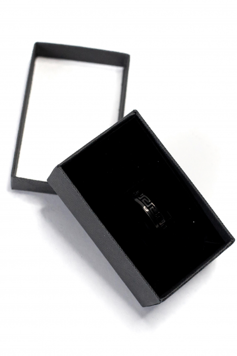 Inel din otel inoxidabil - Black Greak Art [4]