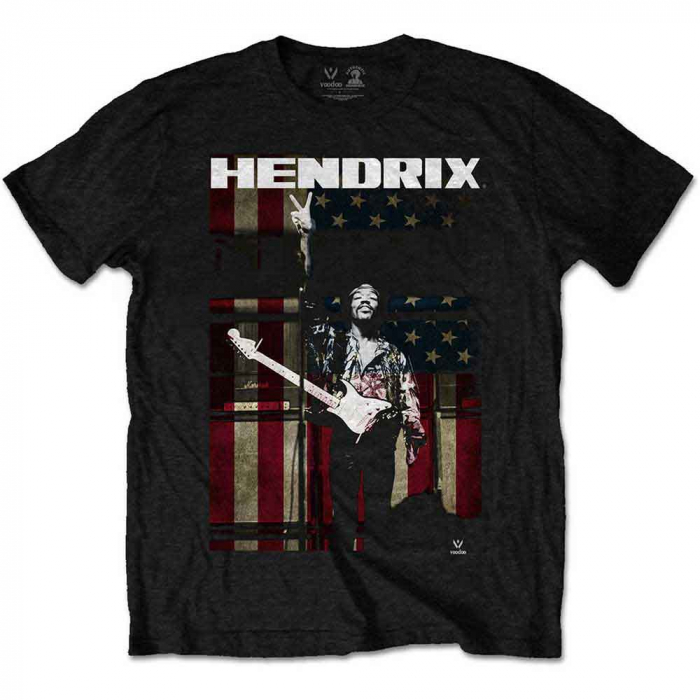 Jimi Hendrix Kids T-Shirt: Peace Flag (3-4 Years) [1]