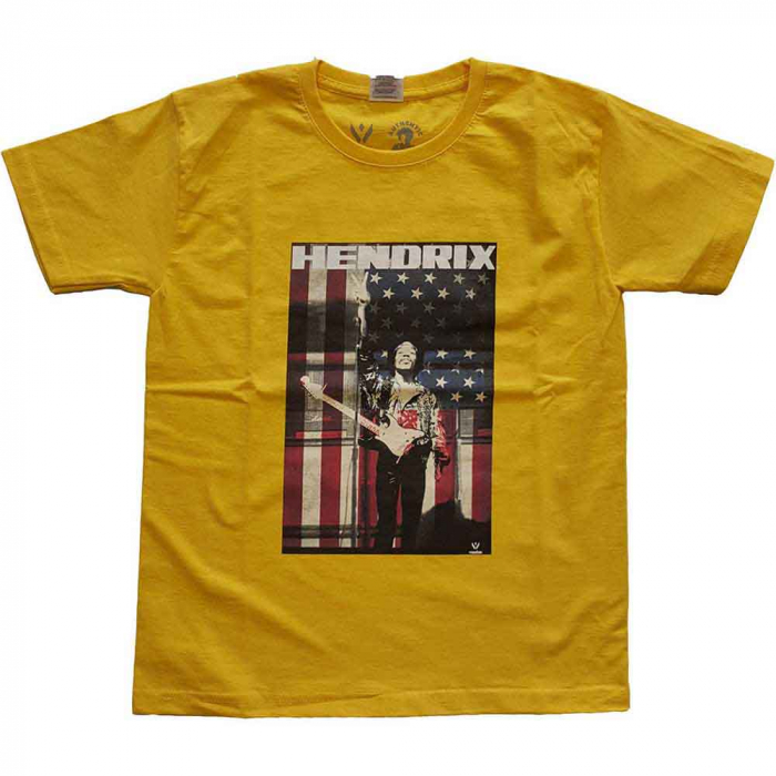 Jimi Hendrix Kids T-Shirt: Peace Flag (3-4 Years) [1]