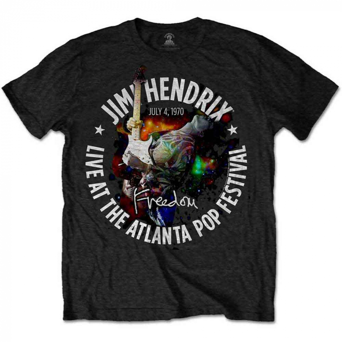 Jimi Hendrix Unisex T-Shirt: Atlanta Pop Festival 1970 [1]