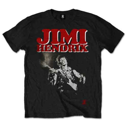 Jimi Hendrix Unisex T-Shirt: Block Logo [1]