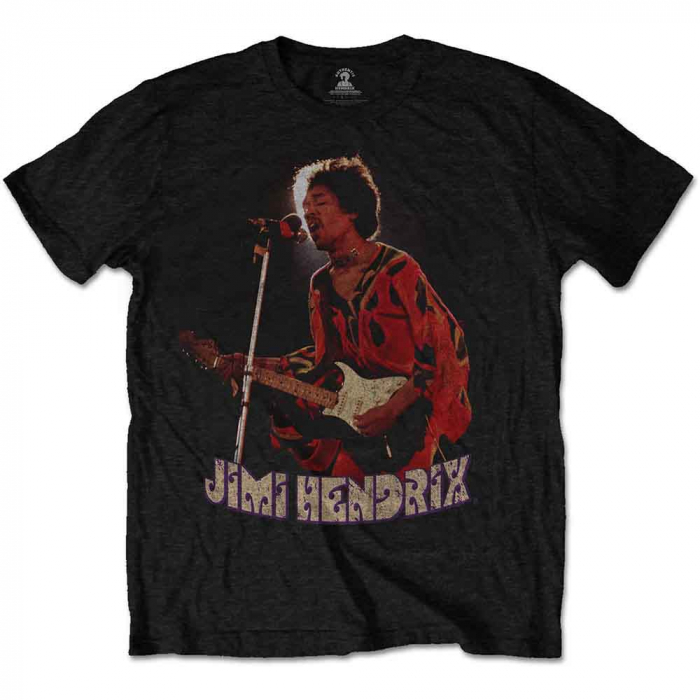 Jimi Hendrix Unisex T-Shirt: Orange Kaftan [1]