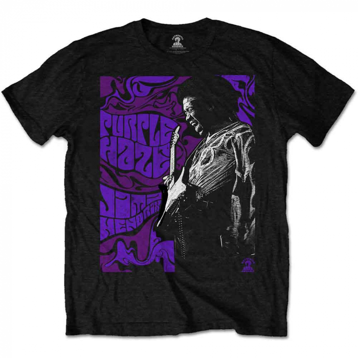 Jimi Hendrix Unisex T-Shirt: Purple Haze [1]