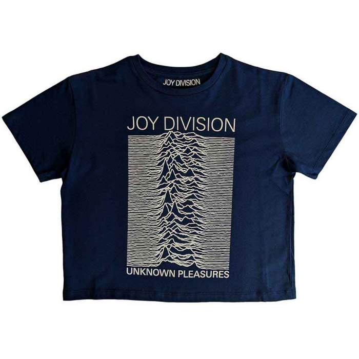 Joy Division Ladies Crop Top: Unknown Pleasures [1]