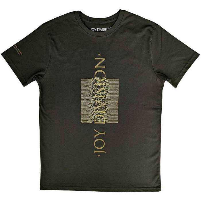 Joy Division Unisex T-Shirt: Blended Pulse (Sleeve Print) [1]