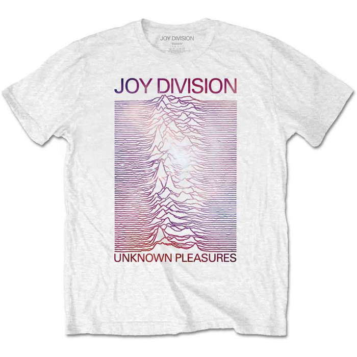Joy Division Unisex T-Shirt: Space - Unknown Pleasures Gradient [1]
