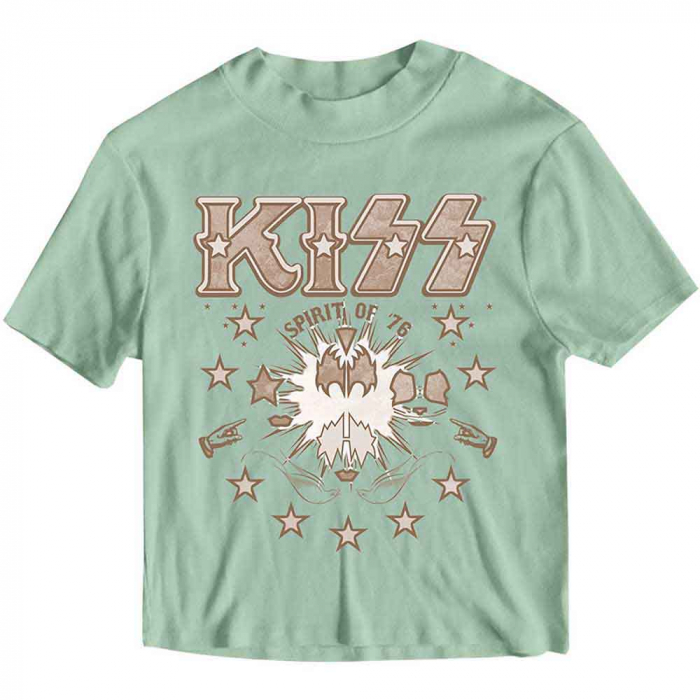 KISS Ladies Crop Top: Spirit of '76 [1]