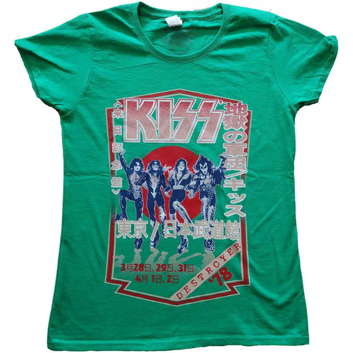 KISS Ladies T-Shirt: Destroyer Tour '78 [1]